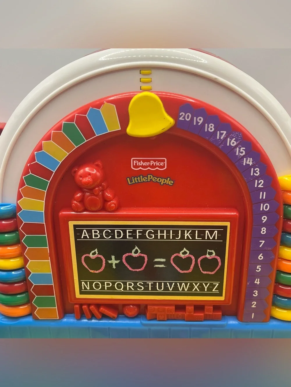 Vintage Fisher Price Little People Time To Learn Preschool Sound Tested Working